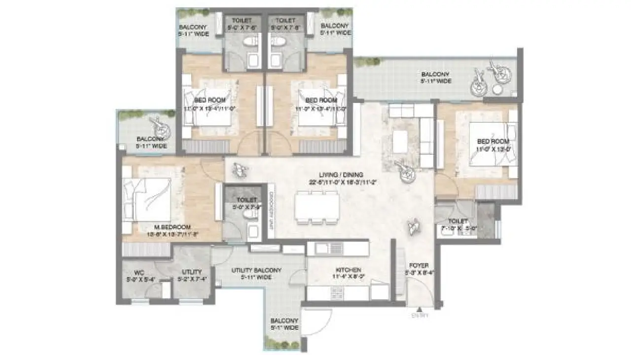 ireo the corridors 2bhk